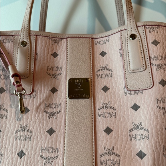 MCM powder pink tote. - Picture 10 of 17